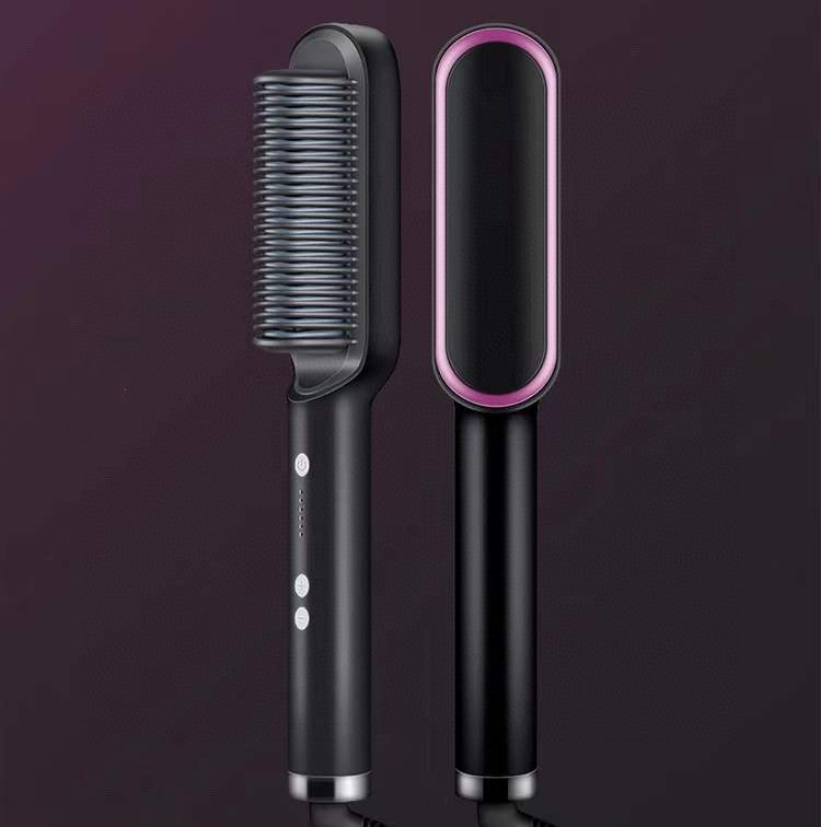 2 In 1 Hair Straightener Brush