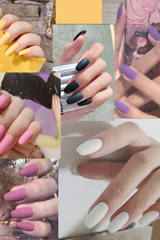 Fake Nails Wear Nails Autumn And Winter Frosted Personality Waterproof Ballet Nails