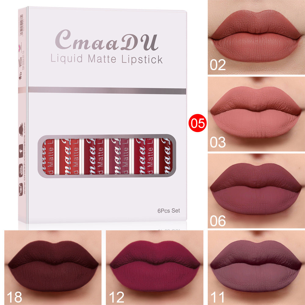 Matte Non-stick Waterproof Lipstick Set