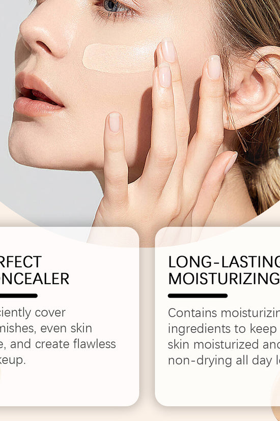 Natural Lightweight Concealer And Moisturizer Liquid Foundation
