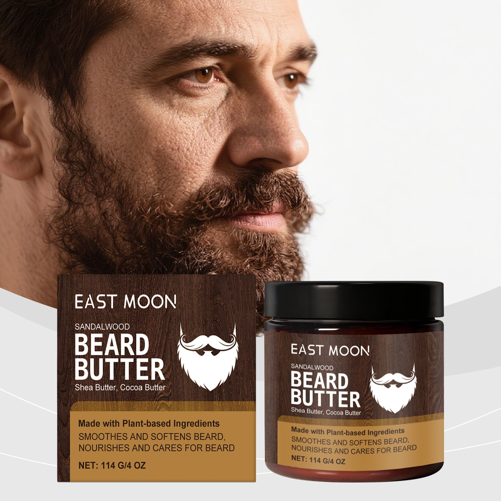 Mens Moisturizing Softening And Comforting Beard Balm