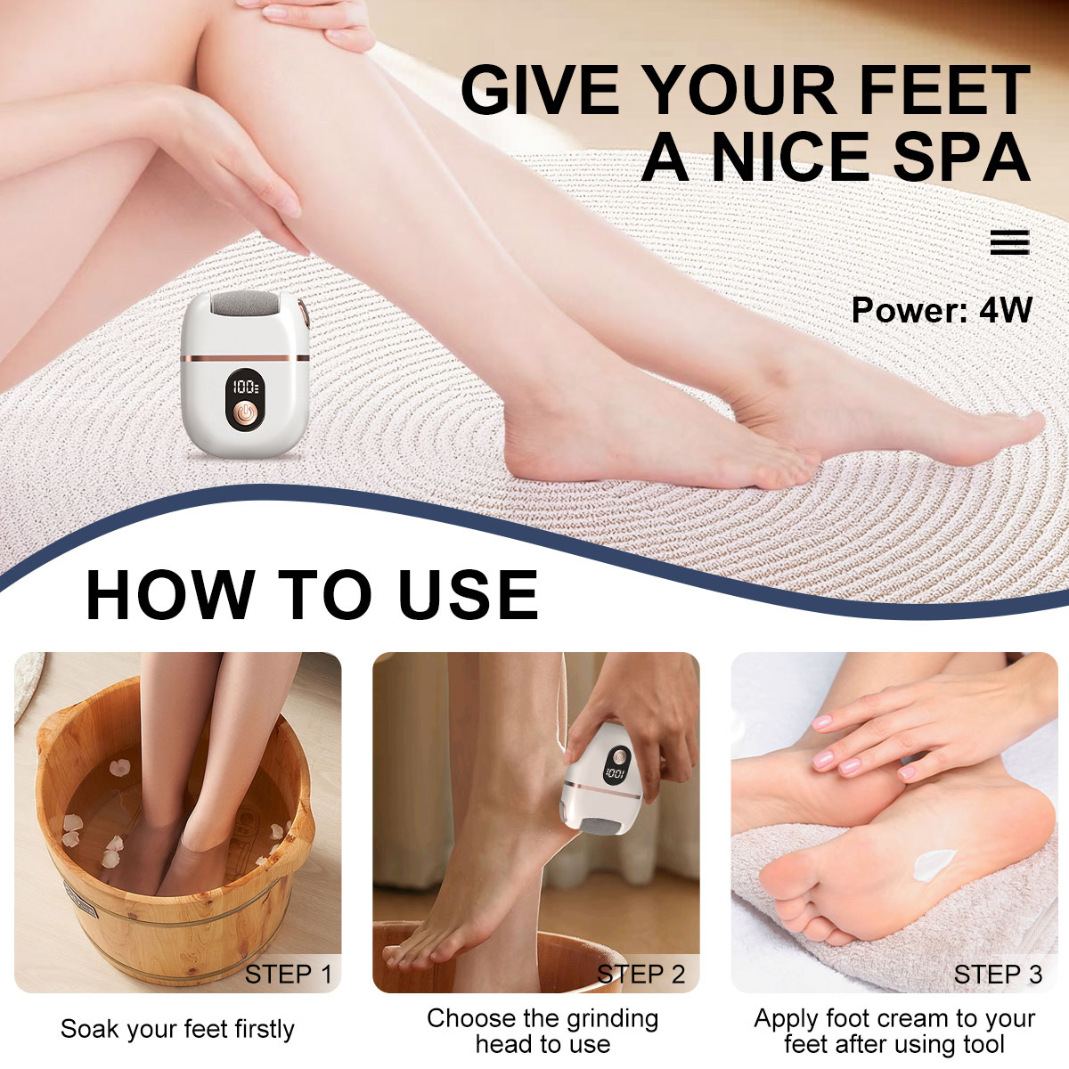 Vacuum Callus Remover – Electric Foot Care Tool