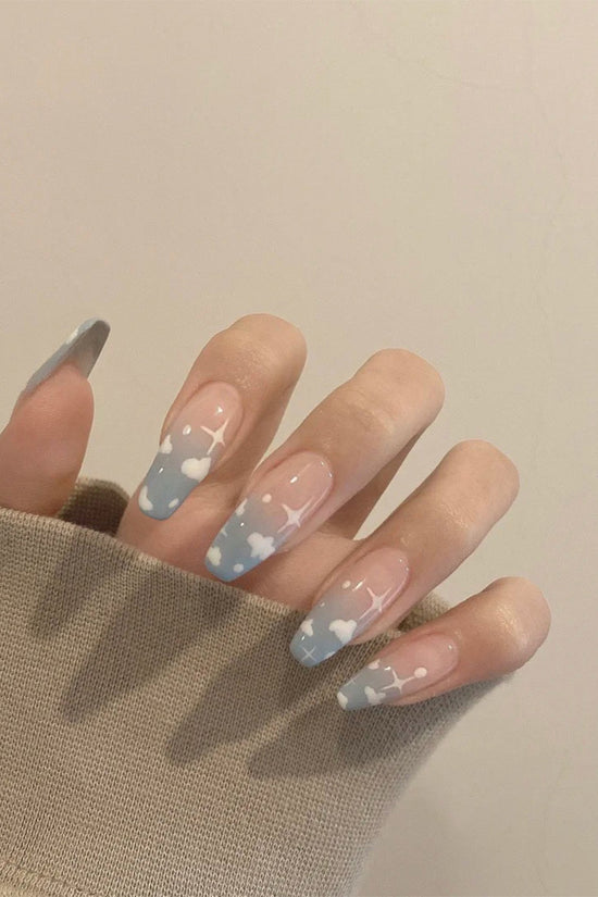 Wearing Nails Finished Soft Nails False Nails