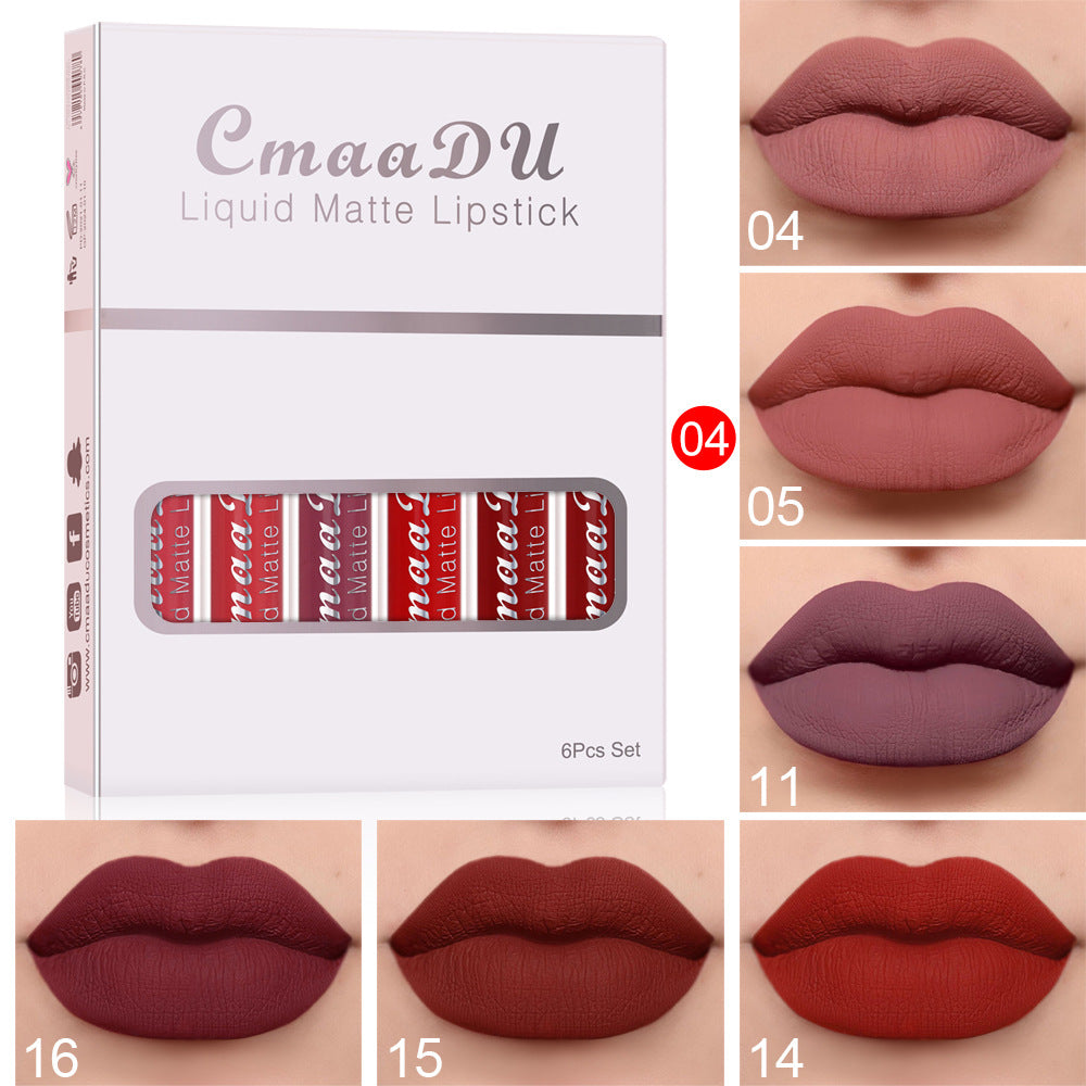 Matte Non-stick Waterproof Lipstick Set