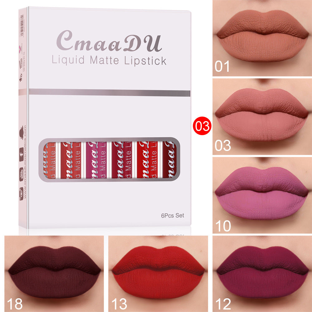 Matte Non-stick Waterproof Lipstick Set