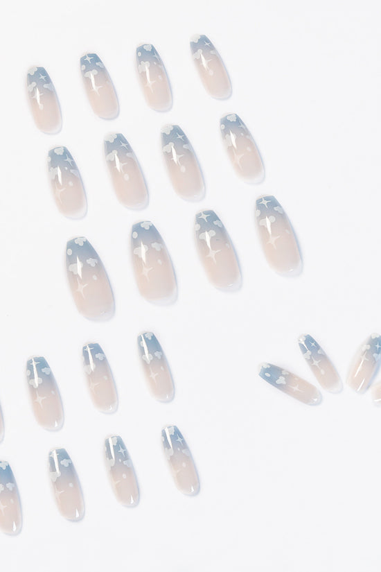 Wearing Nails Finished Soft Nails False Nails