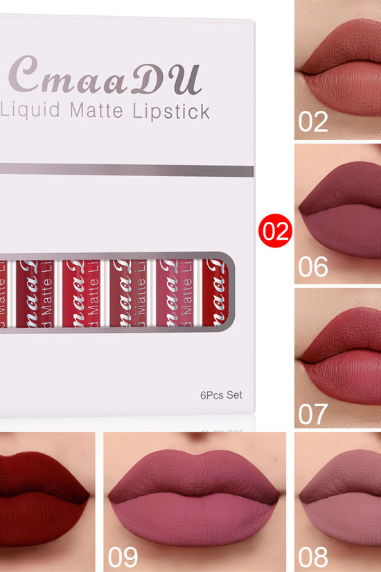Matte Non-stick Waterproof Lipstick Set