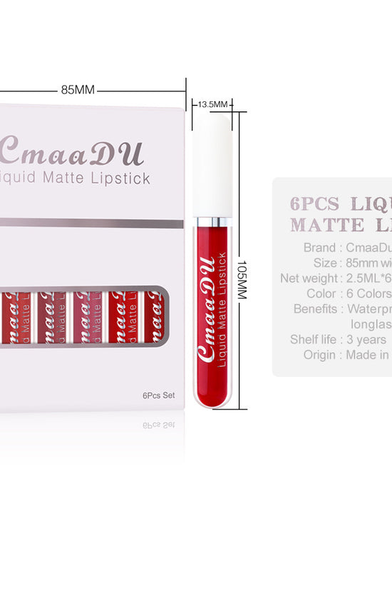 Matte Non-stick Waterproof Lipstick Set