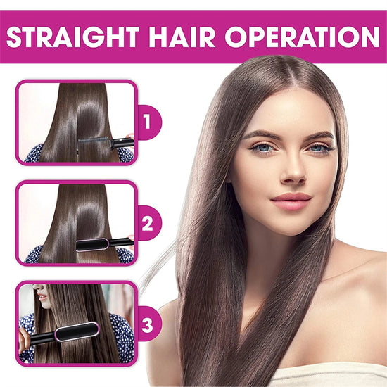 2 In 1 Hair Straightener Brush