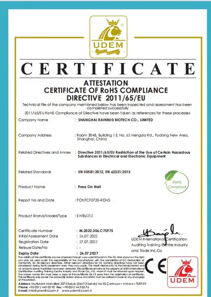 24 PCS Glitter Powder Butterfly Nail Art, Long Length Long Water Pipe Fake Nails,Square Head Nail Tips False Nail