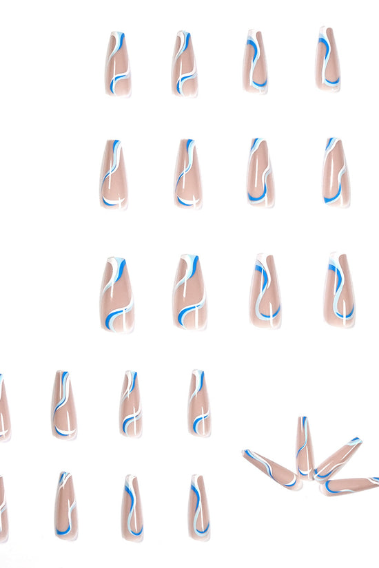 Wearing Nails Finished Soft Nails False Nails