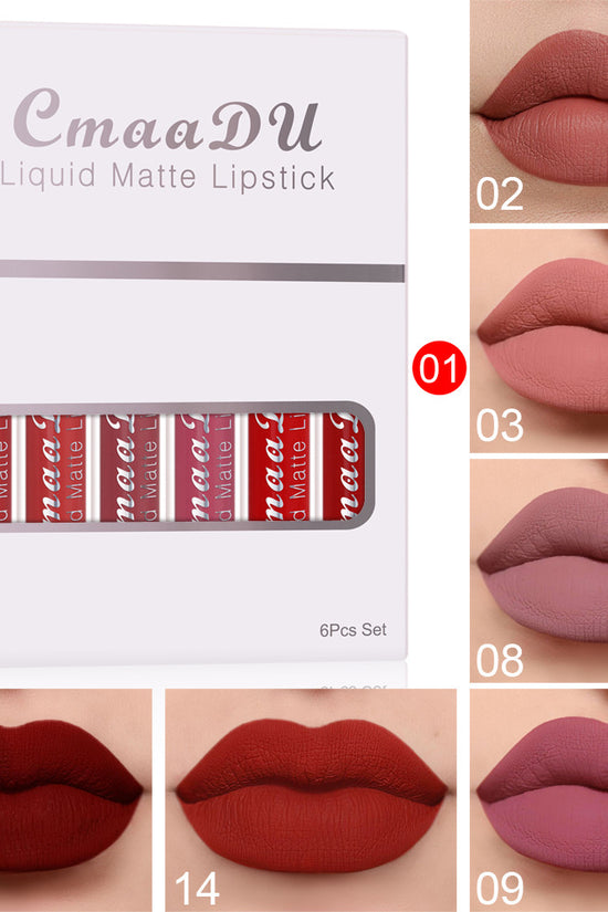 Matte Non-stick Waterproof Lipstick Set