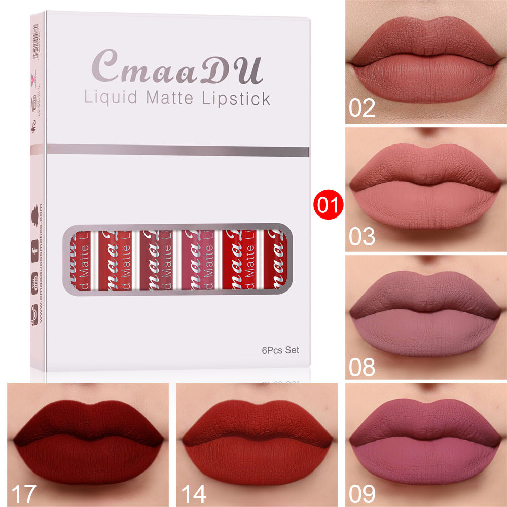 Matte Non-stick Waterproof Lipstick Set